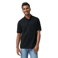 Tricou polo dryblend Gildan, 203g/m2, Negru
