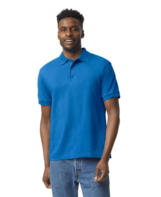 Tricou polo dryblend Gildan, 203g/m2, Albastru regal