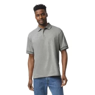 Tricou polo dryblend Gildan, 203g/m2, Gri Tricou polo dryblend Gildan, 203g/m2, Gri