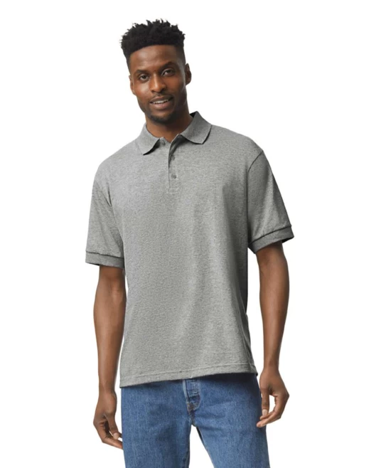 Tricou polo dryblend Gildan, 203g/m2, Gri Tricou polo dryblend Gildan, 203g/m2, Gri