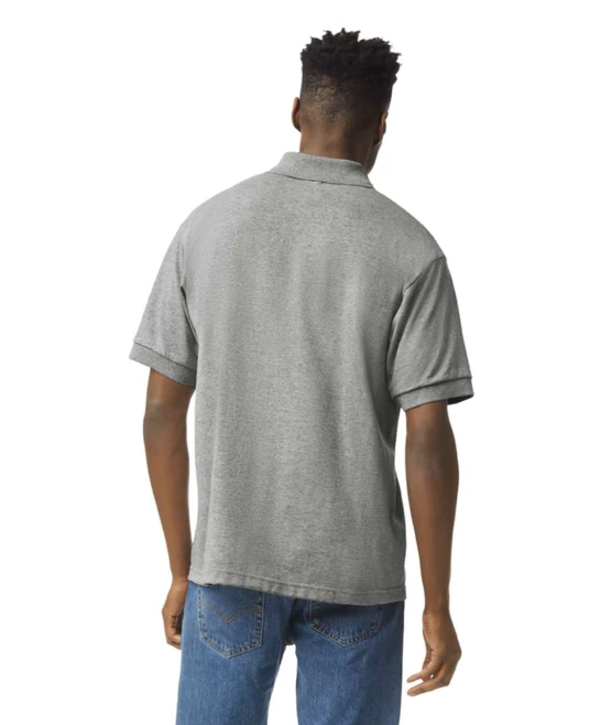 Tricou polo dryblend Gildan, 203g/m2, Gri Tricou polo dryblend Gildan, 203g/m2, Gri