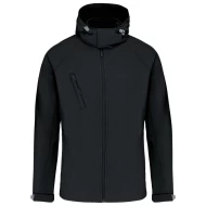 Softshell Kariban cu gluga detasabila, Negru Softshell Kariban cu gluga detasabila, Negru