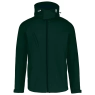 Softshell Kariban cu gluga detasabila, Verde sticla Softshell Kariban cu gluga detasabila, Verde sticla