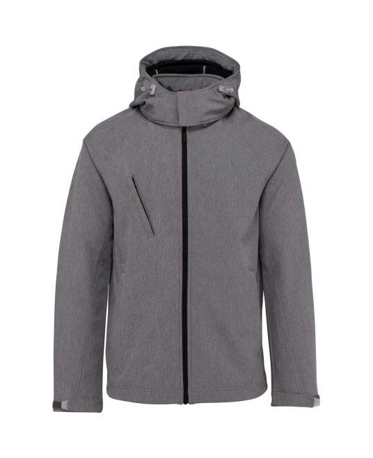 Softshell Kariban cu gluga detasabila, Gri deschis Softshell Kariban cu gluga detasabila, Gri deschis