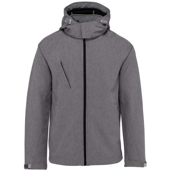 Softshell Kariban cu gluga detasabila, Gri deschis Softshell Kariban cu gluga detasabila, Gri deschis