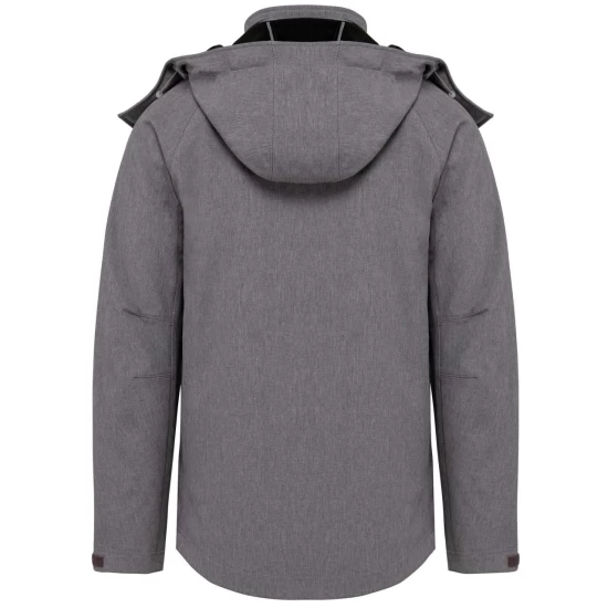 Softshell Kariban cu gluga detasabila, Gri deschis Softshell Kariban cu gluga detasabila, Gri deschis