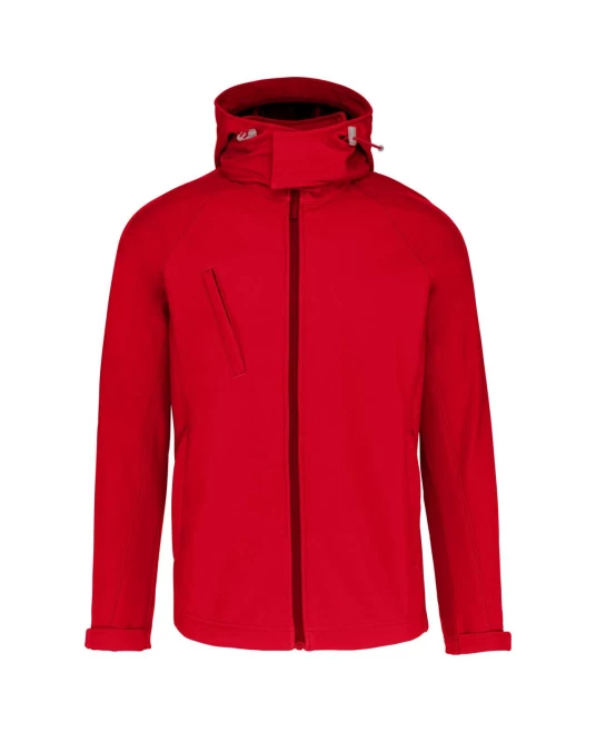 Softshell Kariban cu gluga detasabila, Rosu Softshell Kariban cu gluga detasabila, Rosu
