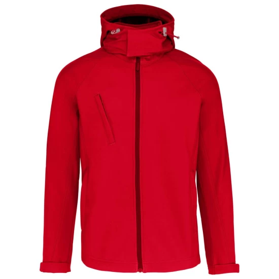 Softshell Kariban cu gluga detasabila, Rosu Softshell Kariban cu gluga detasabila, Rosu