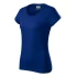 Tricou maneca scurta femei 160g/m2 din bumbac R02 Resist, Albastru regal