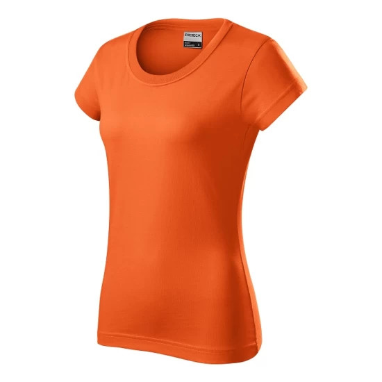 Tricou maneca scurta femei 160g/m2 din bumbac R02 Resist, Portocaliu Tricou maneca scurta femei 160g/m2 din bumbac R02 Resist, Portocaliu