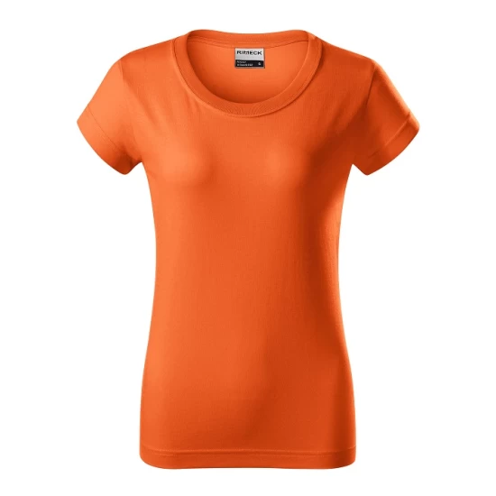 Tricou maneca scurta femei 160g/m2 din bumbac R02 Resist, Portocaliu Tricou maneca scurta femei 160g/m2 din bumbac R02 Resist, Portocaliu