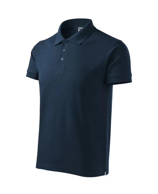 Tricou polo  bumbac 170g/m2, Malfini Cotton 212 Bleumarin