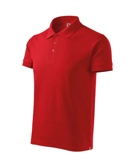 Tricou polo  bumbac 170g/m2, Malfini Cotton 212 Rosu