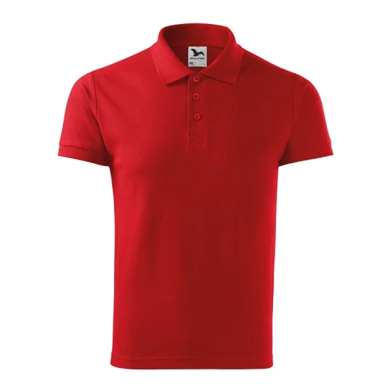 Tricou polo bumbac 170g/m2, Malfini Cotton 212 Rosu Tricou polo bumbac 170g/m2, Malfini Cotton 212 Rosu
