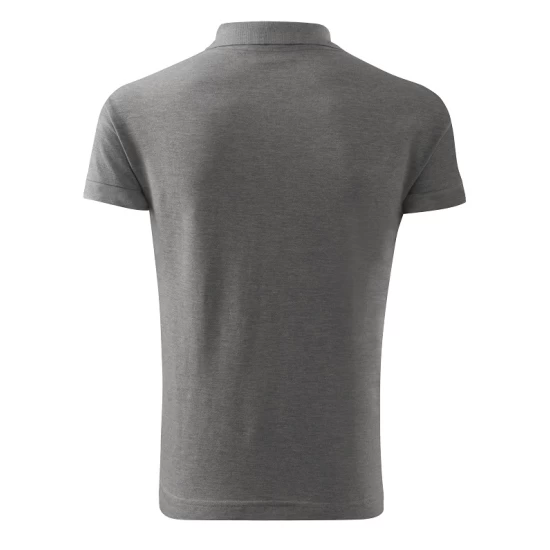 Tricou polo bumbac 170g/m2, Malfini Cotton 212 Gri inchis Tricou polo bumbac 170g/m2, Malfini Cotton 212 Gri inchis