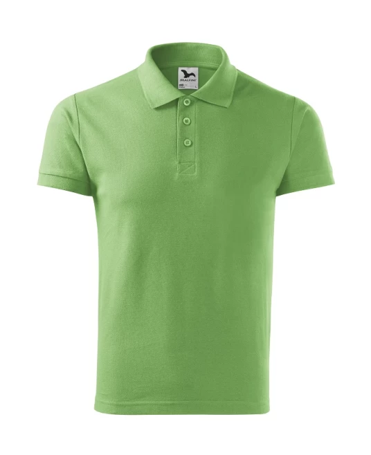 Tricou polo  bumbac 170g/m2, Malfini Cotton Verde iarba