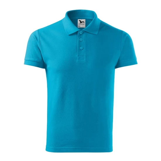 Tricou polo bumbac 170g/m2, Malfini Cotton 212 Turcoaz Tricou polo bumbac 170g/m2, Malfini Cotton 212 Turcoaz