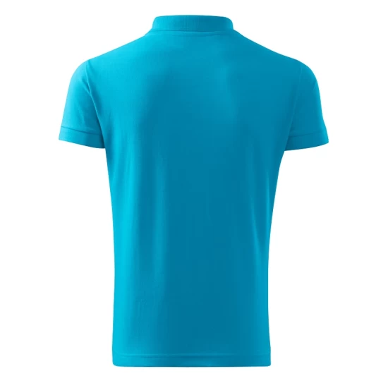 Tricou polo bumbac 170g/m2, Malfini Cotton 212 Turcoaz Tricou polo bumbac 170g/m2, Malfini Cotton 212 Turcoaz