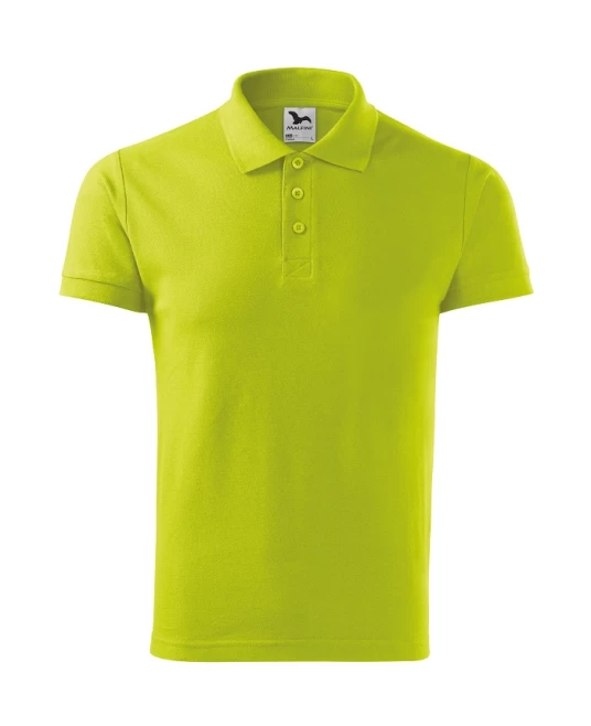 Tricou polo  bumbac 170g/m2, Malfini Cotton 212  Verde Lime