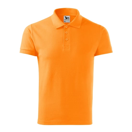 Tricou polo bumbac 170g/m2, Malfini Cotton Portocaliu Tricou polo bumbac 170g/m2, Malfini Cotton Portocaliu