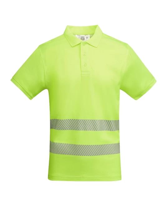 Tricou polo Hi-Vis bicolor, 55% bumbac, 170 g/mp, Galben Tricou polo Hi-Vis bicolor, 55% bumbac, 170 g/mp, Galben