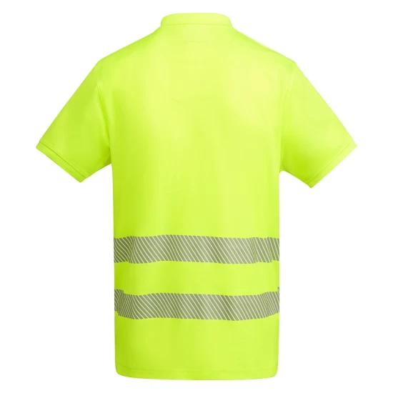 Tricou polo Hi-Vis bicolor, 55% bumbac, 170 g/mp, Galben Tricou polo Hi-Vis bicolor, 55% bumbac, 170 g/mp, Galben