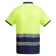 Tricou polo Hi-Vis bicolor, 55% bumbac, 170 g/mp, Galben-Bleumarin Tricou polo Hi-Vis bicolor, 55% bumbac, 170 g/mp, Galben-Bleumarin
