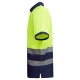 Tricou polo Hi-Vis bicolor, 55% bumbac, 170 g/mp, Galben-Bleumarin Tricou polo Hi-Vis bicolor, 55% bumbac, 170 g/mp, Galben-Bleumarin