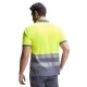 Tricou polo Hi-Vis bicolor, 55% bumbac, 170 g/mp, Galben-Gri Tricou polo Hi-Vis bicolor, 55% bumbac, 170 g/mp, Galben-Gri