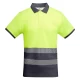 Tricou polo Hi-Vis bicolor, 55% bumbac, 170 g/mp, Galben-Gri Tricou polo Hi-Vis bicolor, 55% bumbac, 170 g/mp, Galben-Gri