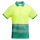 Tricou polo Hi-Vis bicolor, 55% bumbac, 170 g/mp, Galben-Verde Tricou polo Hi-Vis bicolor, 55% bumbac, 170 g/mp, Galben-Verde