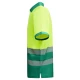 Tricou polo Hi-Vis bicolor, 55% bumbac, 170 g/mp, Galben-Verde Tricou polo Hi-Vis bicolor, 55% bumbac, 170 g/mp, Galben-Verde