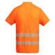 Tricou polo Hi-Vis bicolor, 55% bumbac, 170 g/mp, Portocaliu