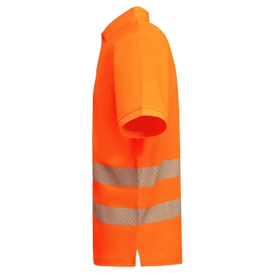 Tricou polo Hi-Vis bicolor, 55% bumbac, 170 g/mp, Portocaliu