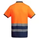 Tricou polo Hi-Vis bicolor, 55% bumbac, 170 g/mp, Portocaliu-Bleumarin Tricou polo Hi-Vis bicolor, 55% bumbac, 170 g/mp, Portocaliu-Bleumarin
