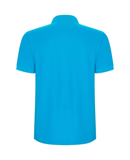 Tricou polo pique maneca scurta, calitate premium, albastru turcoaz