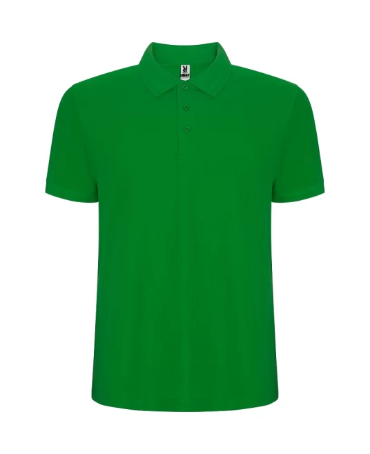 Tricou polo pique maneca scurta, calitate premium, verde iarba