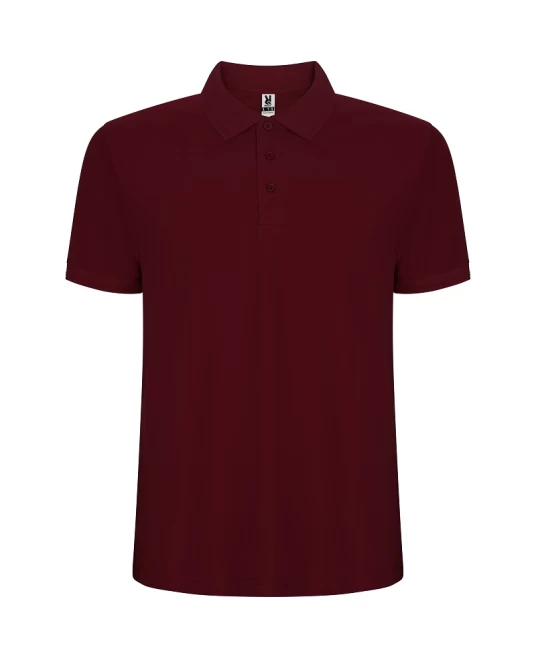 Tricou polo pique maneca scurta, calitate premium, visiniu grena