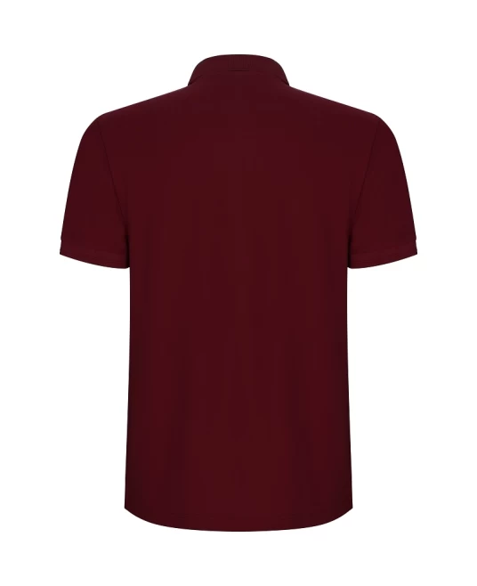 Tricou polo pique maneca scurta, calitate premium, visiniu grena