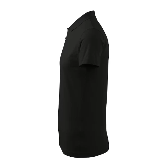Tricou polo barbati, bumbac 180g/m2, Malfini Single J. 202, Negru Tricou polo barbati, bumbac 180g/m2, Malfini Single J. 202, Negru