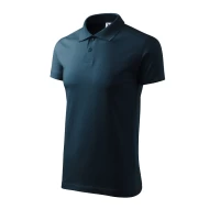 Tricou polo barbati, bumbac 180g/m2, Malfini Single J. 202, Bleumarin Tricou polo barbati, bumbac 180g/m2, Malfini Single J. 202, Bleumarin