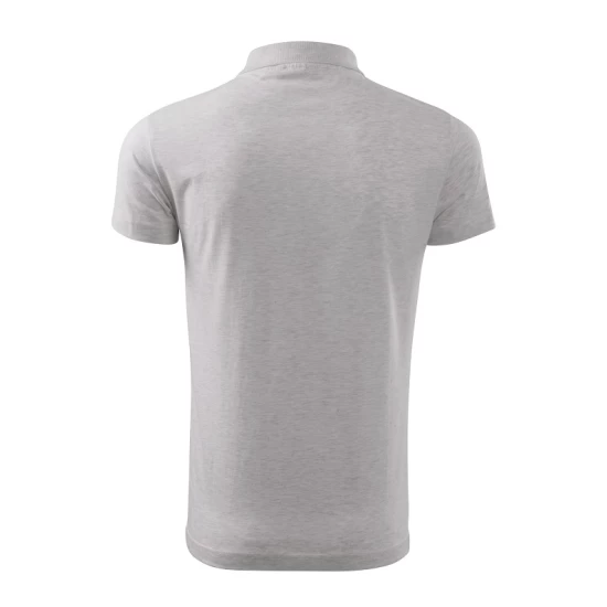 Tricou polo barbati, bumbac 180g/m2, Malfini Single J. 202, Gri deschis Tricou polo barbati, bumbac 180g/m2, Malfini Single J. 202, Gri deschis