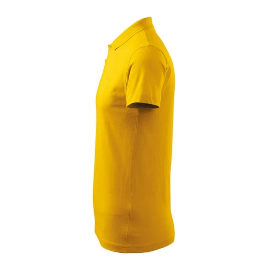 Tricou polo barbati, bumbac 180g/m2, Malfini Single J. 202, Galben Tricou polo barbati, bumbac 180g/m2, Malfini Single J. 202, Galben