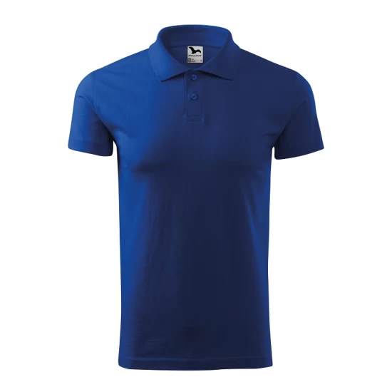 Tricou polo barbati, bumbac 180g/m2, Malfini Single J. 202, Albastru regal Tricou polo barbati, bumbac 180g/m2, Malfini Single J. 202, Albastru regal