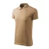 Tricou polo barbati, bumbac 180g/m2, Malfini Single J. 202, Bej nisipiu