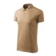 Tricou polo barbati, bumbac 180g/m2, Malfini Single J. 202, Bej nisipiu Tricou polo barbati, bumbac 180g/m2, Malfini Single J. 202, Bej nisipiu