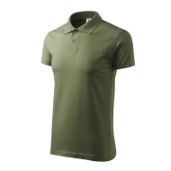 Tricou polo barbati, bumbac 180g/m2, Malfini Single J. 202, Khaki