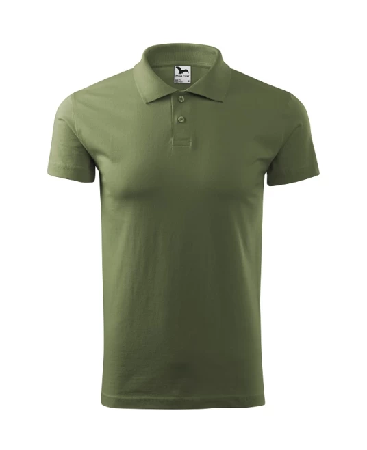 Tricou polo barbati, bumbac 180g/m2, Malfini Single J. 202, Khaki