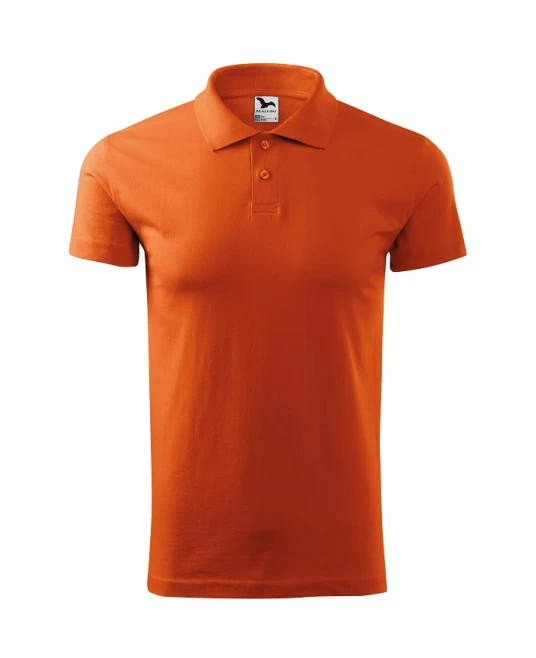 Tricou polo barbati, bumbac 180g/m2, Malfini Single J. 202, Portocaliu