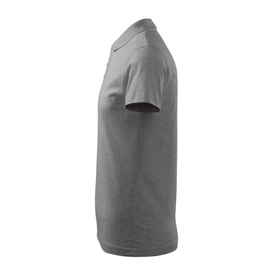 Tricou polo barbati, bumbac 180g/m2, Malfini Single J. 202, Gri inchis Tricou polo barbati, bumbac 180g/m2, Malfini Single J. 202, Gri inchis